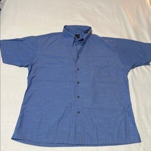 Slates Short Sleeve Casual Button Down